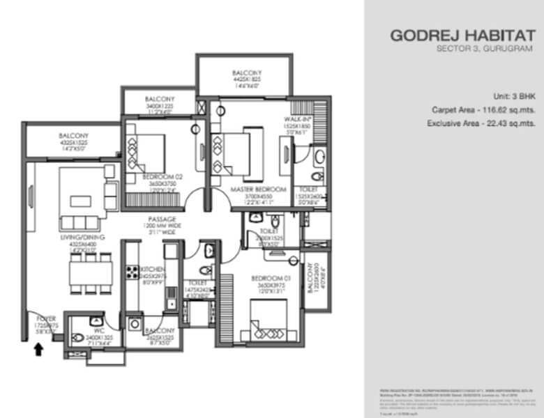 godrej habitat floor plans