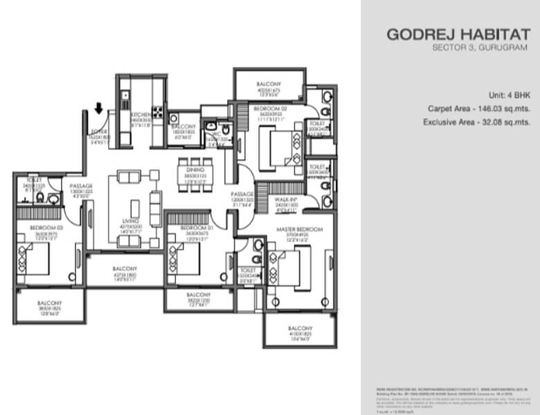 godrej habitat floor plans